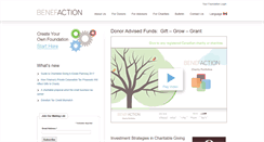Desktop Screenshot of benefaction.ca